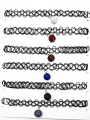 Shamballa Anhänger der 90er Jahre Tattoo Choker Halskette DIY