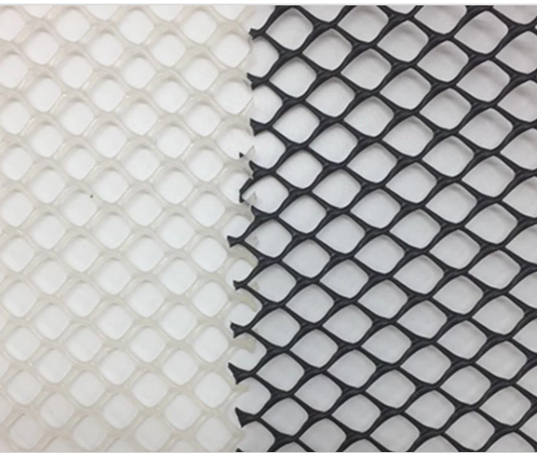 Makanan Gred Extruded Hard Plastic Flat Diamond Mesh