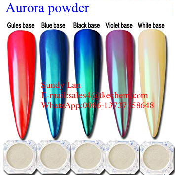 Aurora pigment powder for nail