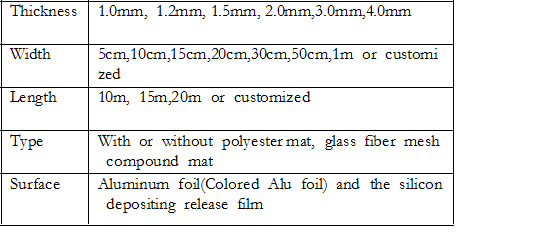 Spec self adhesive bitumen tape