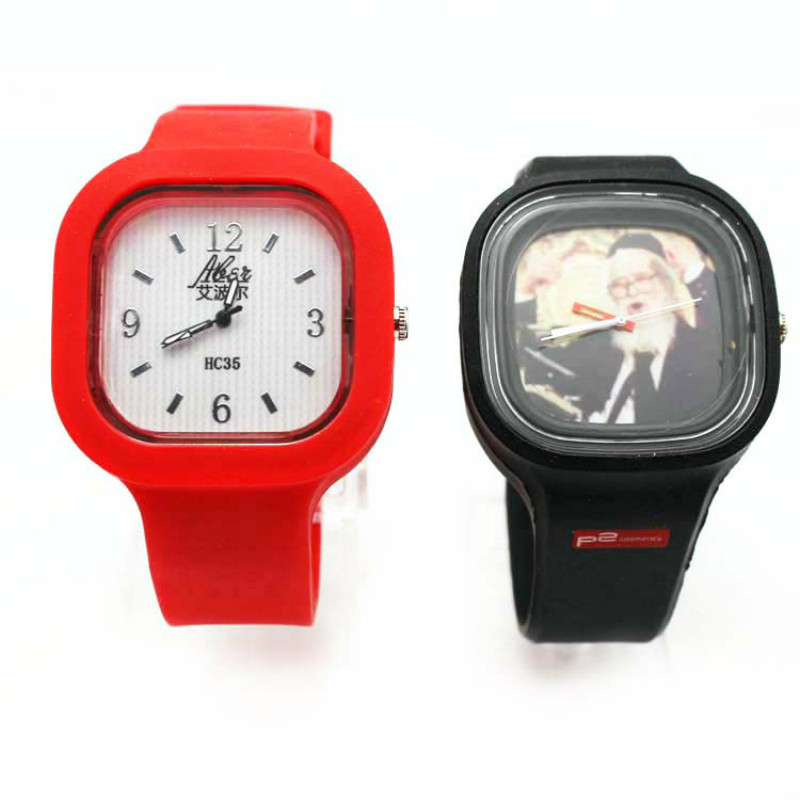 Colorful Thin Silicone Jelly Watch For Sport