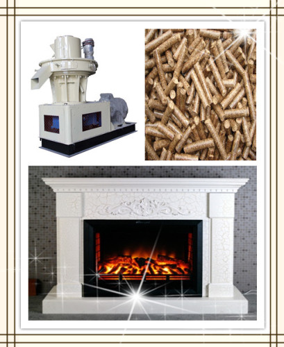 Vertical ring die wood pellet machine make energy source for sale