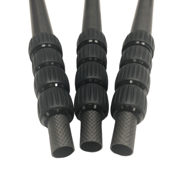 Carbon Fiber Telescopic Pole for Flag with Clamps