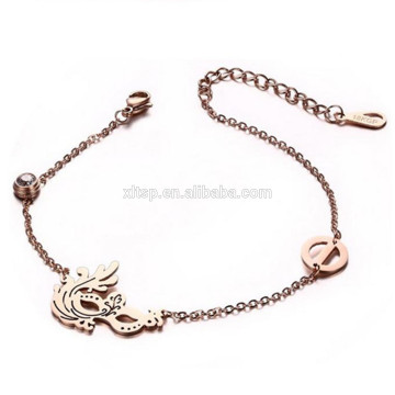 new design anklet grils crystal gold anklet for women