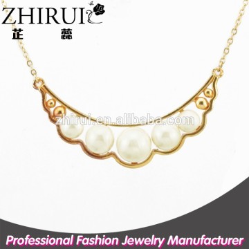 Latest wholesale statement design pearl necklace in china chain jewlery necklace model fashion pendant necklace 2015 hot sale