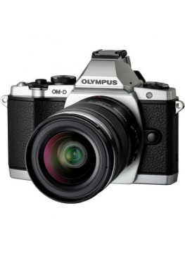 Olympus OM-D E-M5 Mirrorless Micro Four Thirds Digital Camera With 12-50mm Lens (Silver)