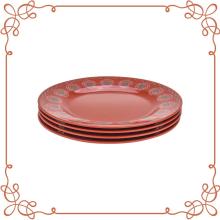 9 Inch Melamine Round Plate Set of 4