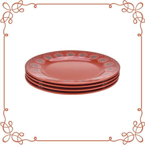 Bộ đĩa tròn Melamine 9 inch gồm 4