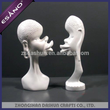 Custom resin african handmade figures crafts