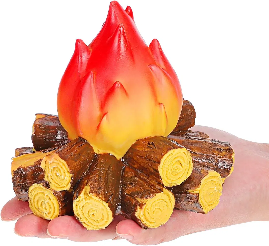 Cozy Electric Campfire Light for Halloween and Christmas Decorations
