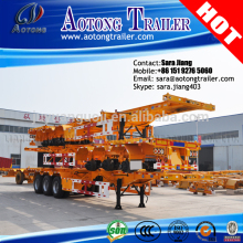 Container Chassis, 40FT Skeleton Semi Trailer, 40ft container chassis trailer small trailer