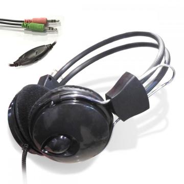 Auriculares de los auriculares de juego de trenza alámbrica baratos para la computadora portátil PC