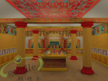 High quality Thousands of buddha wall