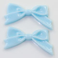 45mm Pastel Color Resin Bow Tie Flat Back Cabochon Charm For DIY Hair Bow Center Scrapbooking