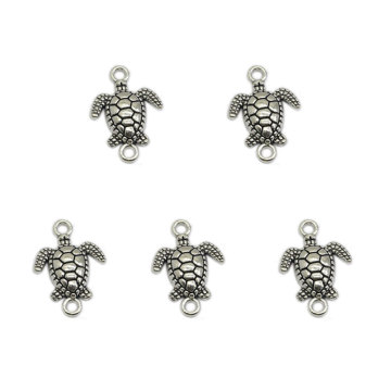 Legering Schildpad Hangers Kunstmatige Zee Dier Charms DIY Art Decor Ketting Sieraden Handgemaakte Ornament: