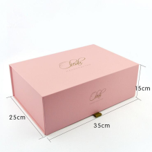Custom Cardboard Hardcover Magnetic Folding Gift Hamper Box