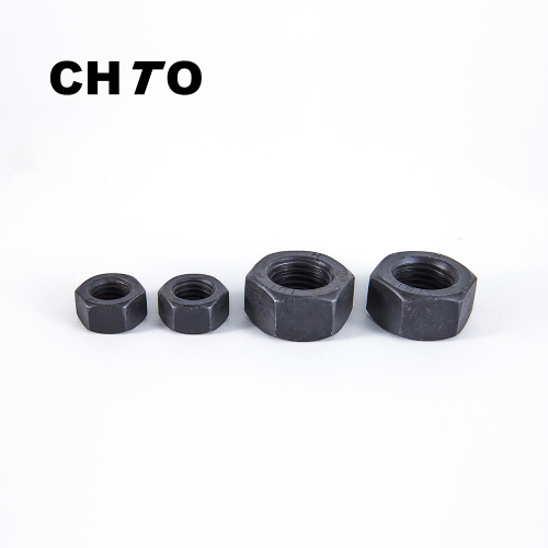 DIN 934 เกรด 8 hex nuts สีดำออกไซด์เสร็จสิ้น