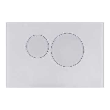 ABS Plastic Dual Flush Wall-Mounted Toilet Flush Plate