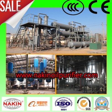 Waste engine oil regeneration,vacuum oil distillation plant