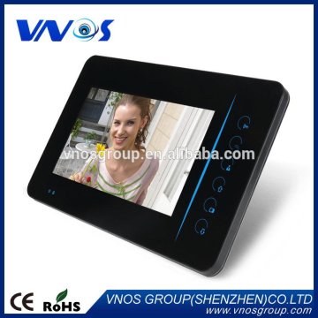 Good quality promotional 7"color lcd touch key video door phone