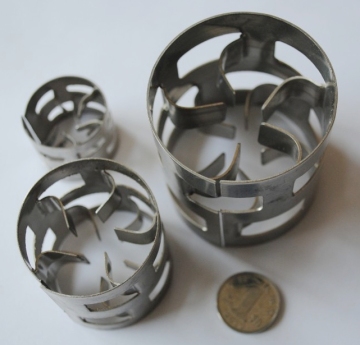 Metal Random Packing in Column Tower