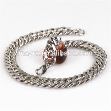 Chunky stainless steel chain necklace mens