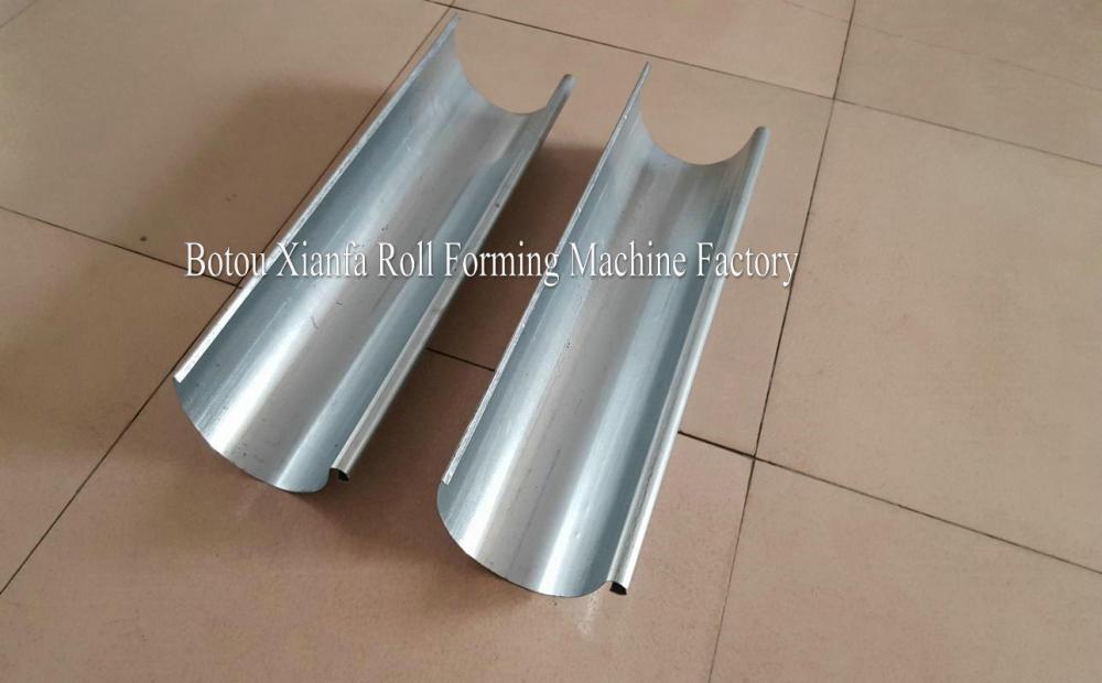 Galvanized Steel Sheet Circular Gutter Roll Forming Machine