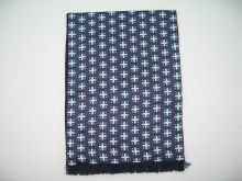 Red And Dark Blue Silk Pashmina Scarf Good Wash For Men