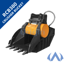 Excavator Crusher Bucket Rock Crushing Bucket