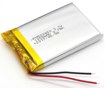 3.7v 1000mAh LiPo Battery For Car Camera (LP3X5T5)