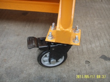 Warehouse Racking for Movable Ladder