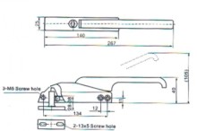 Door Locks Gear for Refrigerated Van Parts