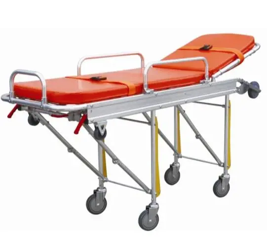 Cheap Ambulance Stretcher Medical Trolley Cart Portable Folding Emergency Stretcher