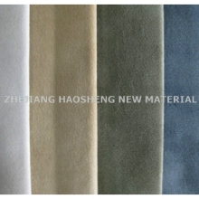 Cationic doulbe clour soft velboa fabric