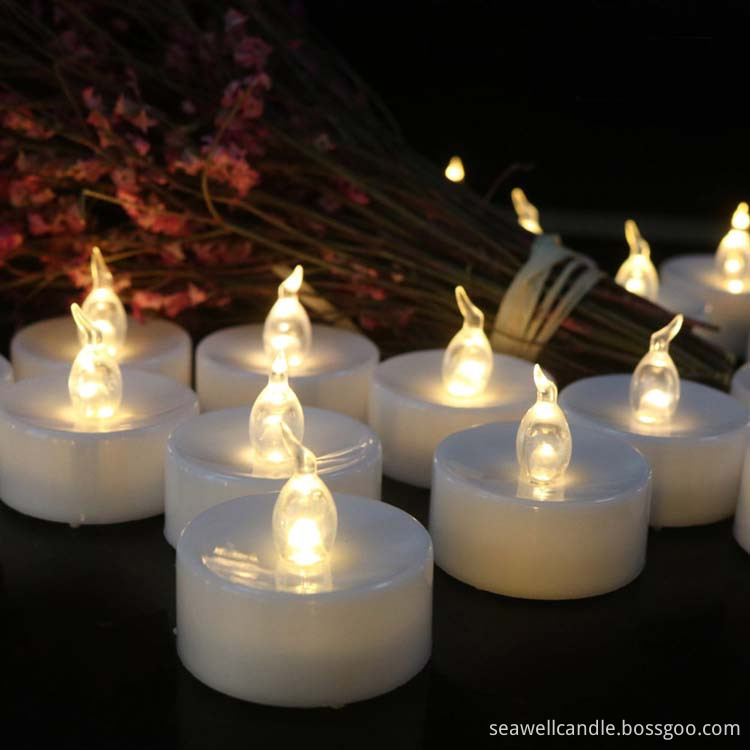 Flameless Unscented LED Tealight Candles