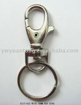 Hook with Key Ring