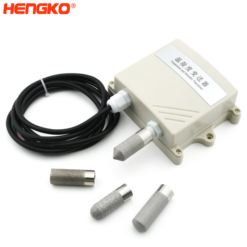 HNEGKO High quality sintered porous stainless steel waterproof sensor housing 60-90 microns for dew point sensor enclosure