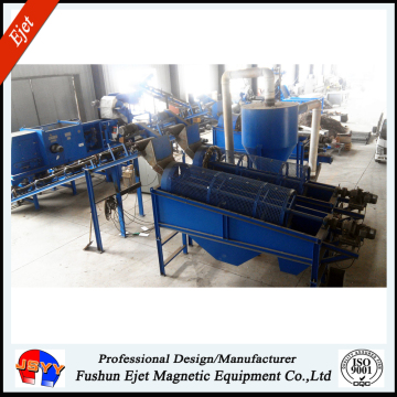 recycling line machine for separating waste