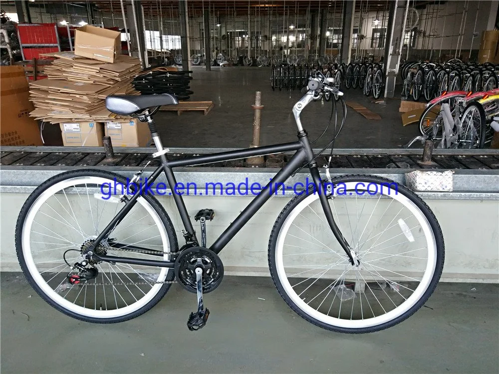 Cheap Price Russian Popular 7 Speed Hi Ten Steel 700c Adult Mens Hybrid City Cruiser Bikes