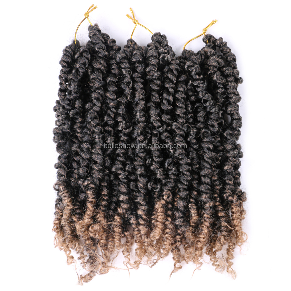 10inch 12 strands Bomb Twist freetress bohemian braid hair shiort pre passion twist