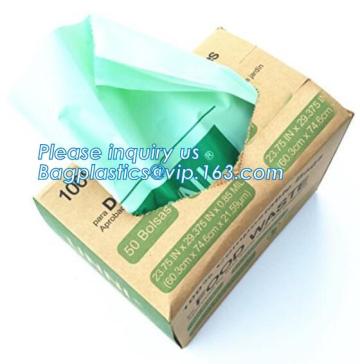 Biodegradable garbage bags Biodegradable T shirt bags Biodegradable vegetable & fruit bags Biodegradable soft loop die cut handl