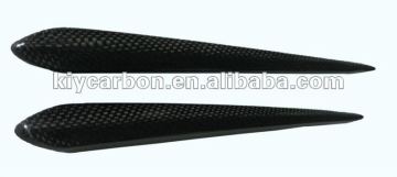 Carbon fiber parts side trim cover