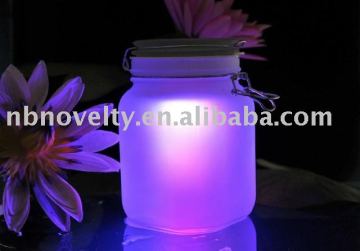 solar light jar, sunjar, night light,color light,