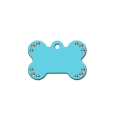 Aangepaste metalen blanco Rhinestone Dog Tag