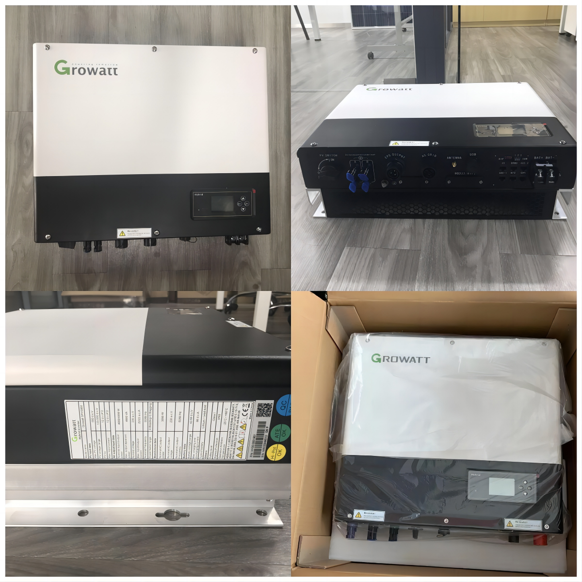 Growatt Hybrid Solar Inverter 5kw-10kw Sph Series In Stock, High ...