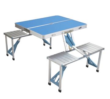 easy folding aluminum table