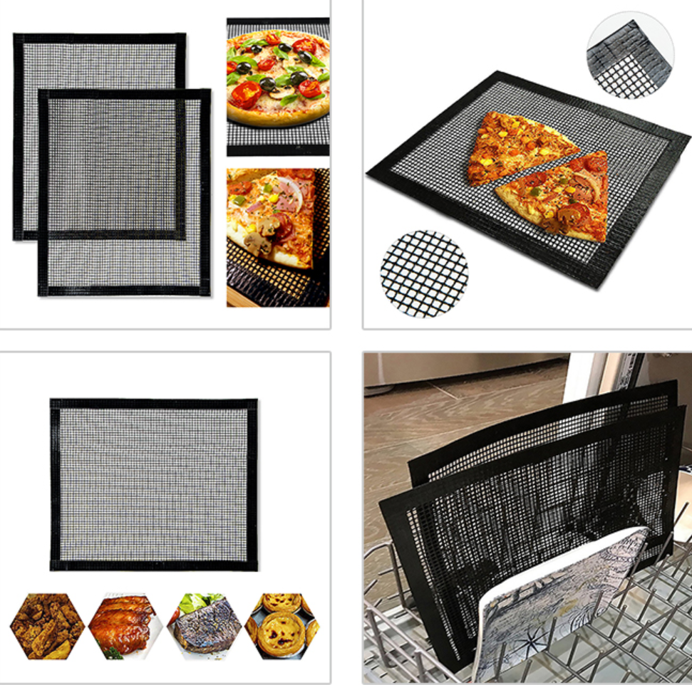 Food Grade PTFE Non-Stick Houtskool BBQ Grill Mat