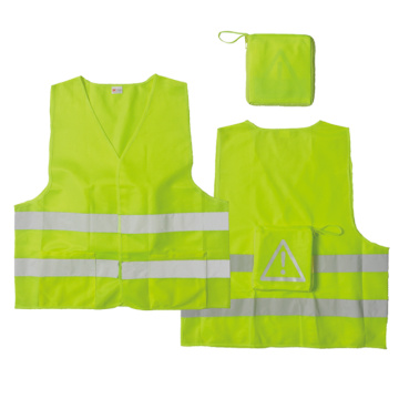 Safety vest with back pocket