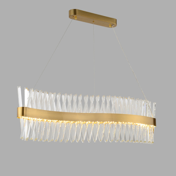 luxury golden chandelier modern pendant lighting