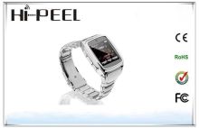 Quad Band Gsm Bluetooth Wrist Watch Cell Phone With Stainless Strap And Camera